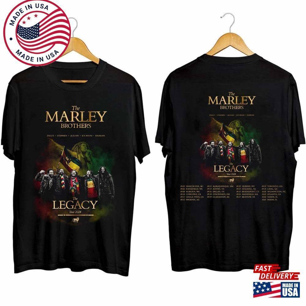 The Marley Brothers Tour Shirt Legacy Fan T-Shirt 2 Sided